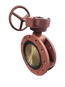 Marine Double Eccentric Flange Type Manual Operated Anti - Corrosion Butterfly Valve (Type 2FA-DF32) Dalian Standard